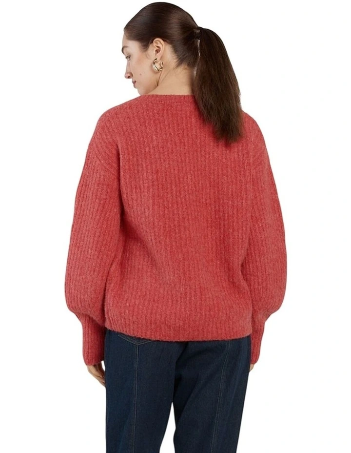 Remy VinNeck Jumper in Red image 2