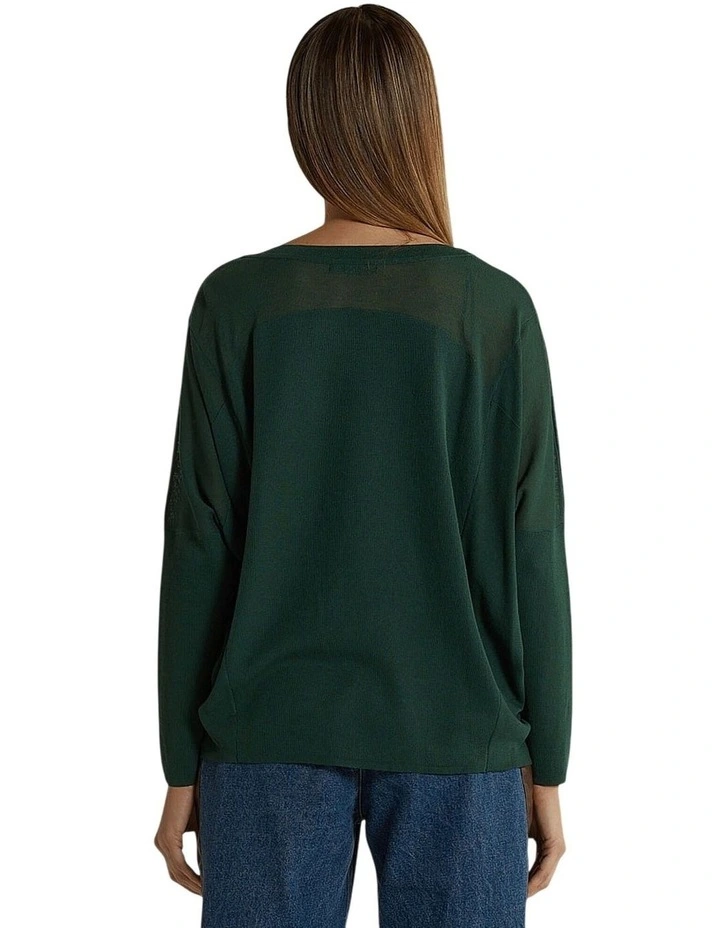 Charlie Knit in Forrest Green image 2