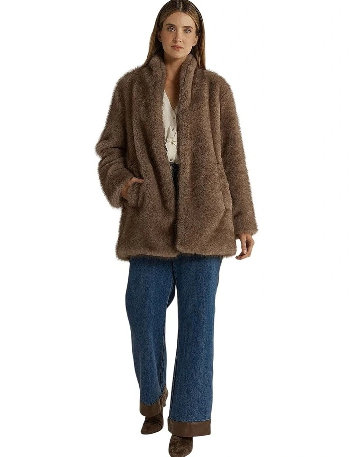 Beau Fur Coat in Mink image 4