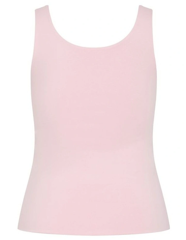 Plus Size Amelia Scoop Neck Tank in Pink image 4