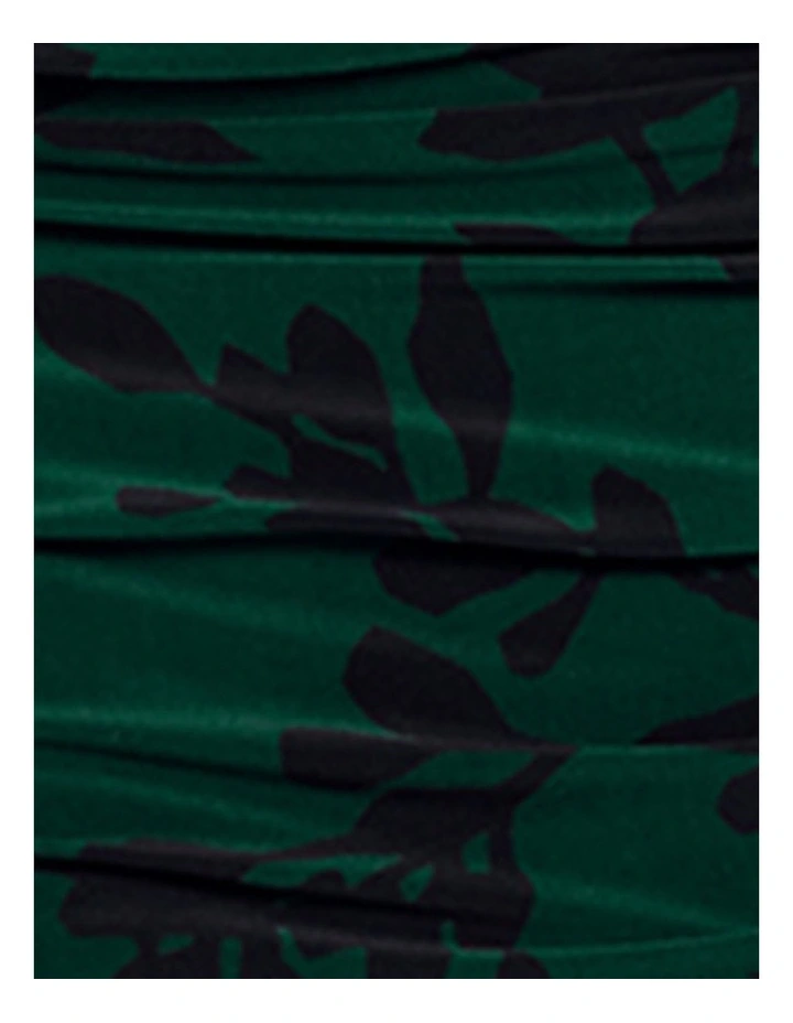 Petalos Print Jeni Midi One Shoulder Asymmetric Shaping Dress image 6