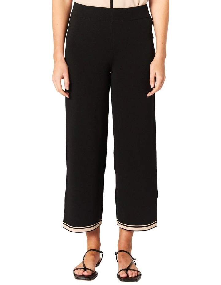 High-Rise Regular Fit Pant in Black image 4