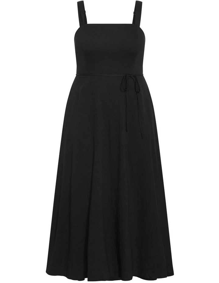 Plus Size Collins Sleeveless Maxi Dress in Black image 3