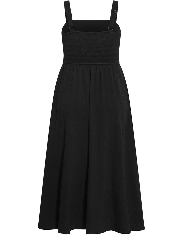 Plus Size Collins Sleeveless Maxi Dress in Black image 4