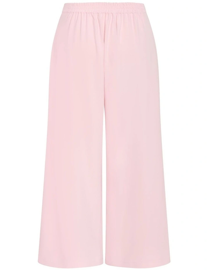 Plus Size Abbie Gold Hardware Wide Leg Pant in Heavenly Pink image 4