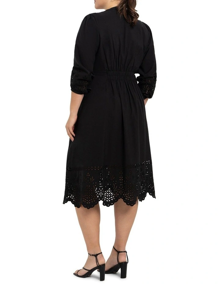 Verona Dress in Black image 2