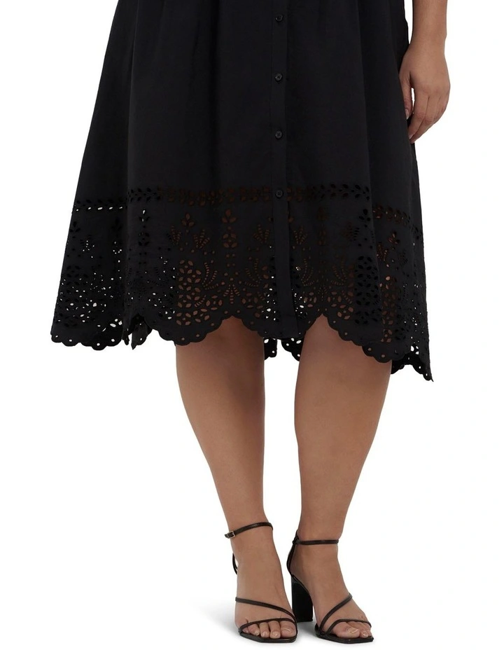 Verona Dress in Black image 4