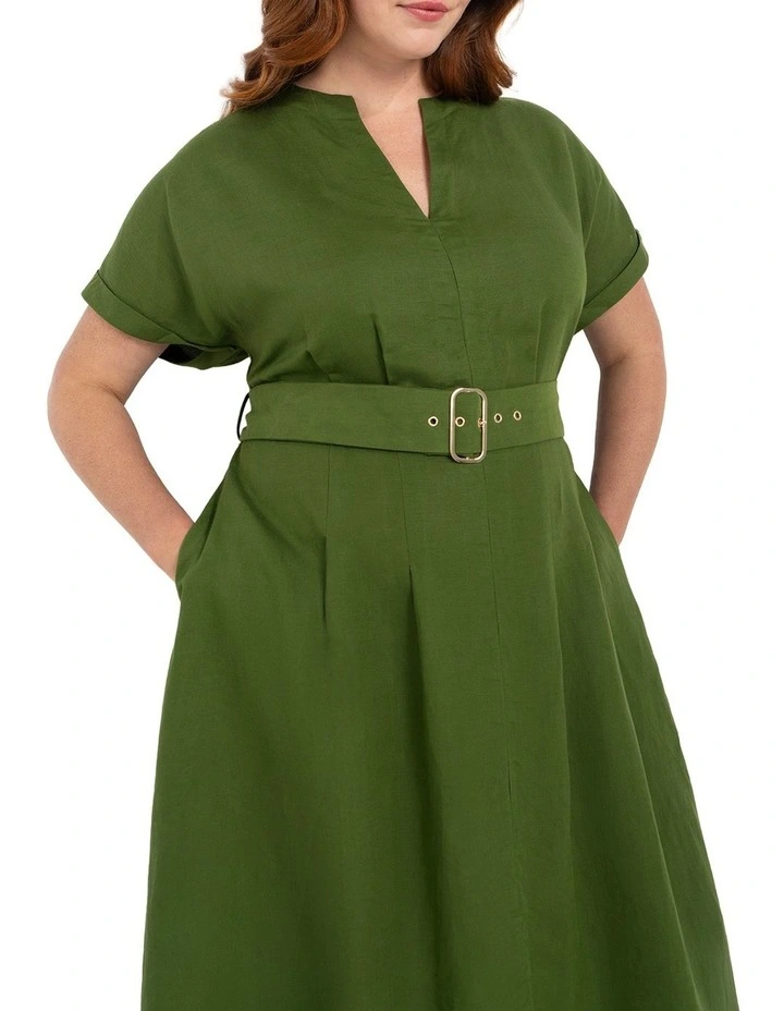 Kristie Dress in Green image 3