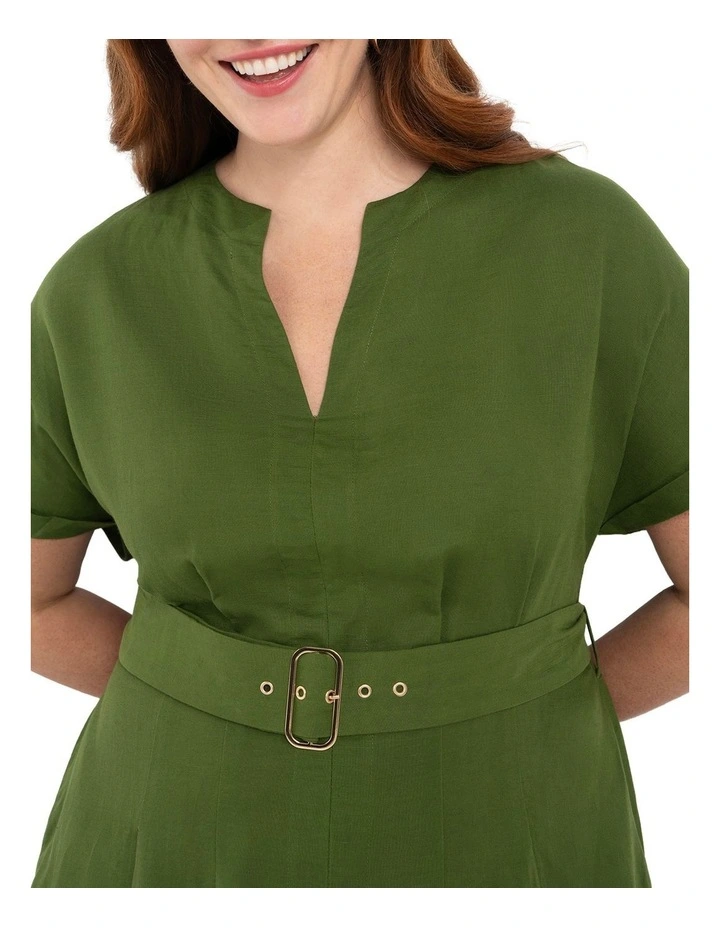 Kristie Dress in Green image 4