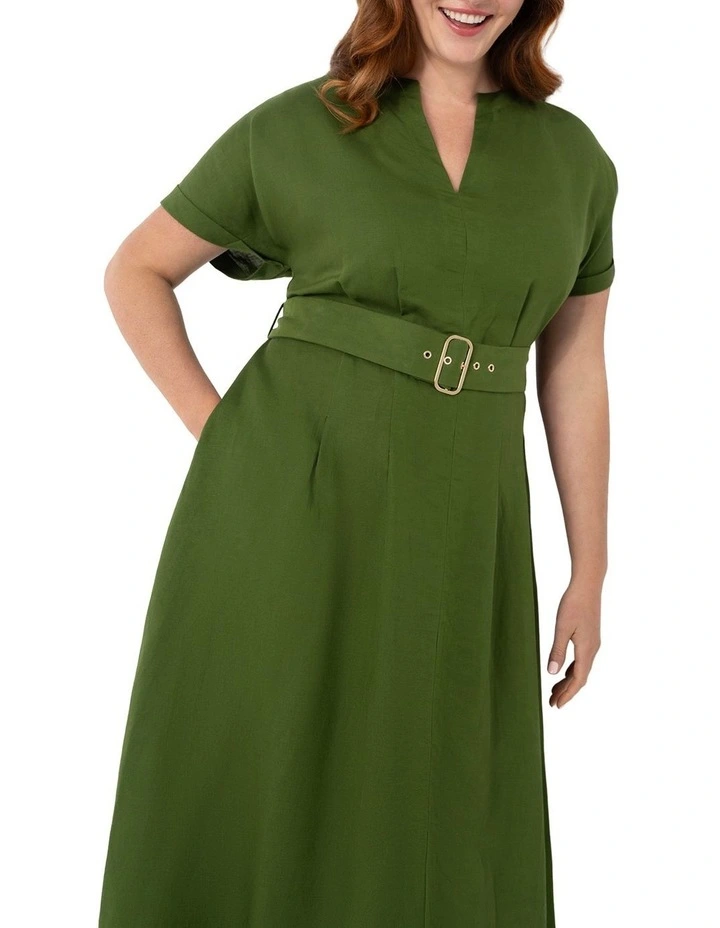 Kristie Dress in Green image 5