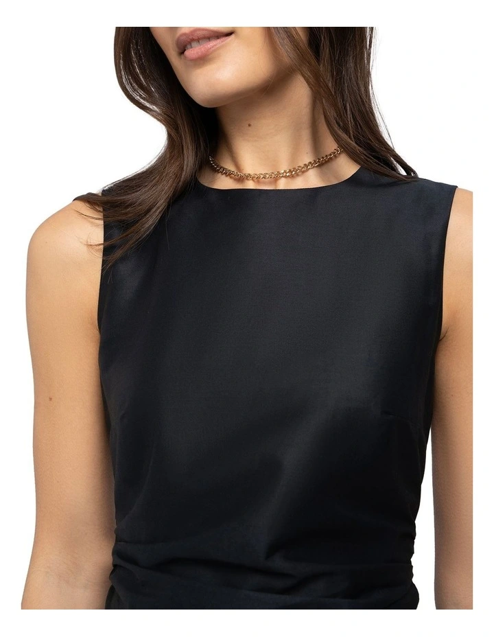 Abbey Mini Dress in Black image 5