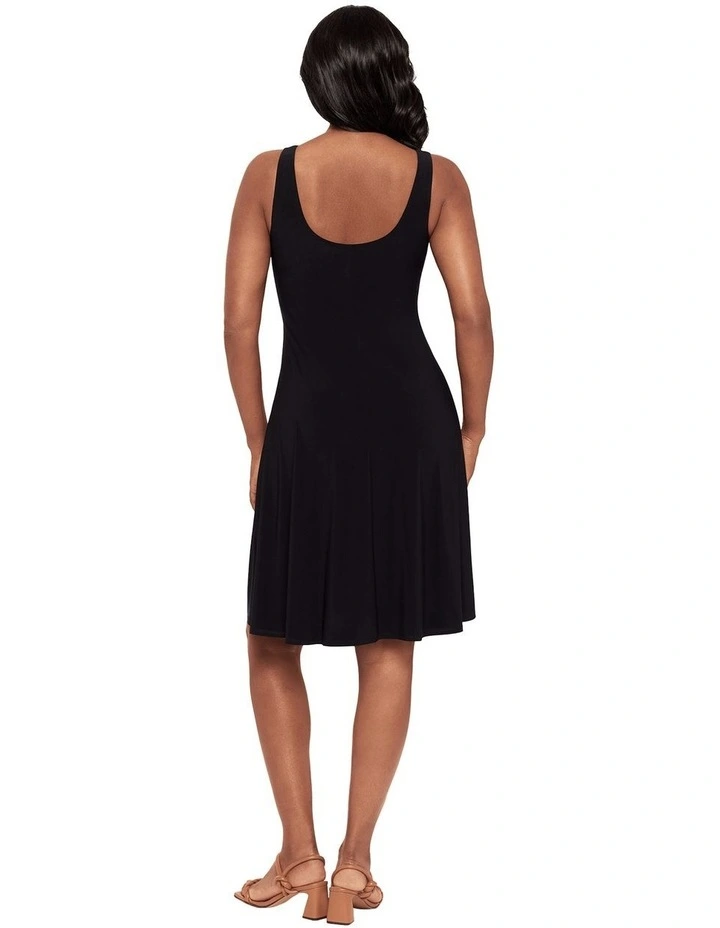 Remi Fit and Flair Gathered Waist Shaping Dress image 2