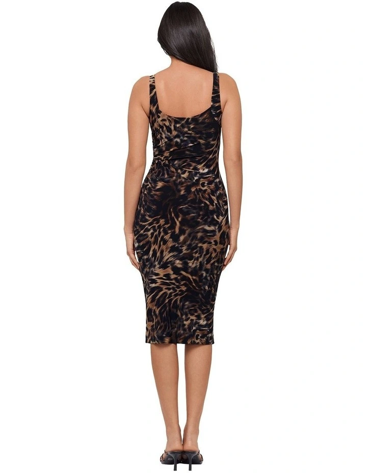 Bastet Diva Bodycon Sleeveless Midi Shaping Dress image 2