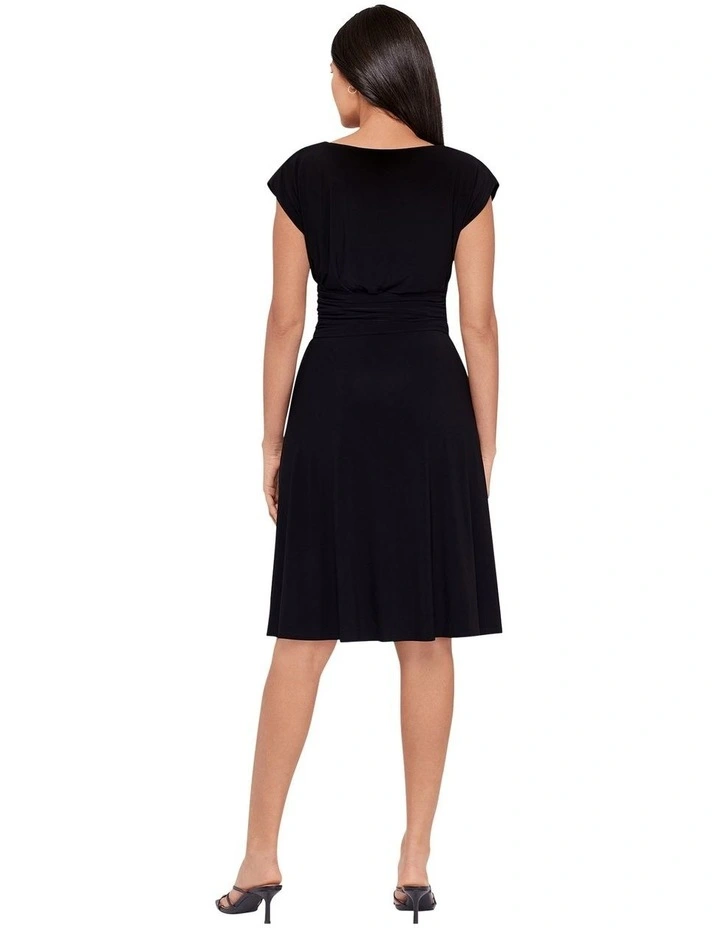Auri Cap Sleeve A-Line Shaping Dress image 2