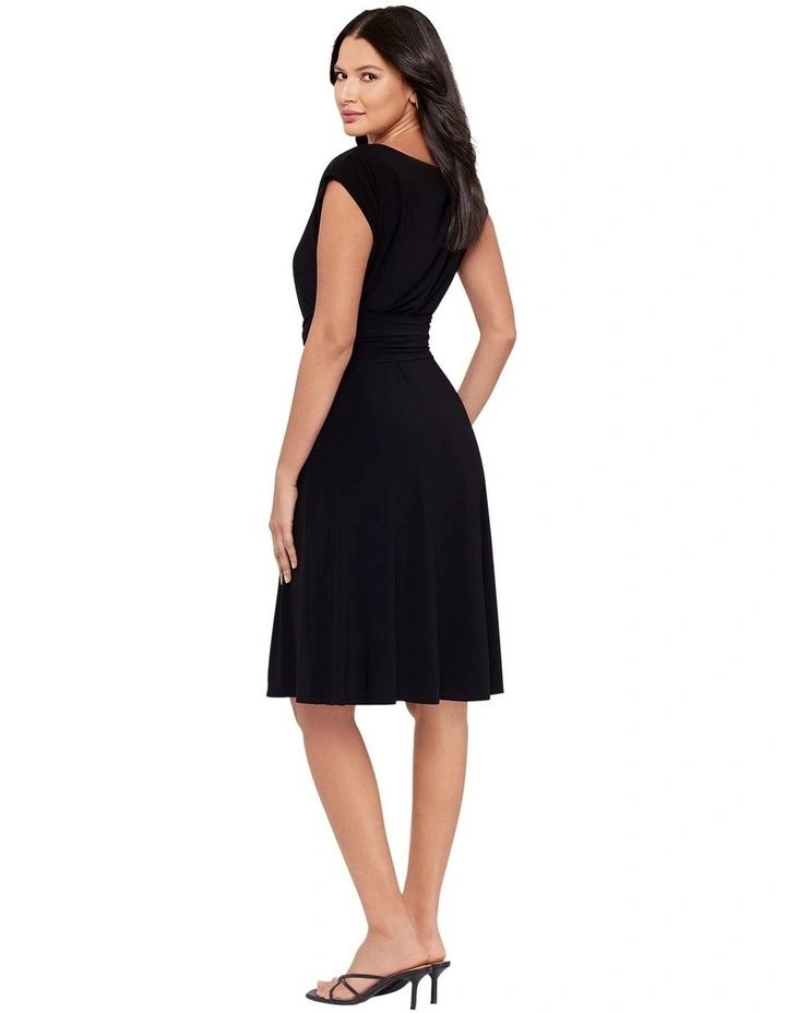 Auri Cap Sleeve A-Line Shaping Dress image 3
