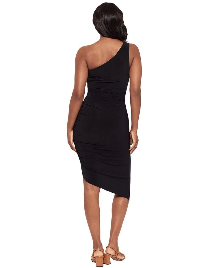 Jeni Midi One Shoulder Asymmetric Shaping Dress image 2