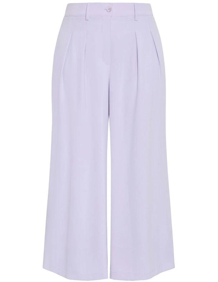 Plus Size Abbie Fully Lined Wide Leg Pant in Lilac image 3