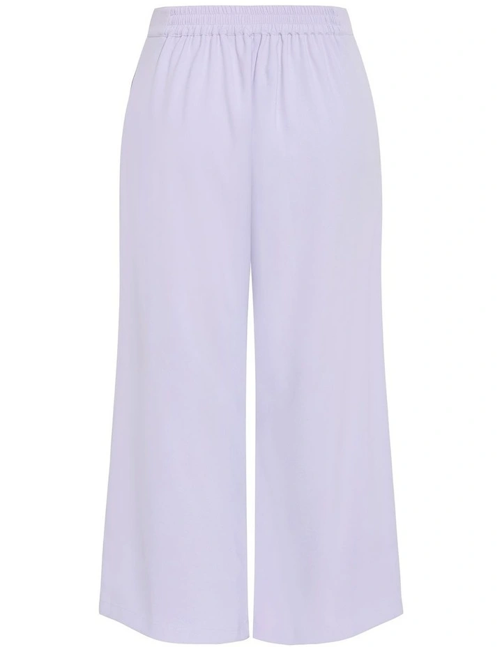 Plus Size Abbie Fully Lined Wide Leg Pant in Lilac image 4