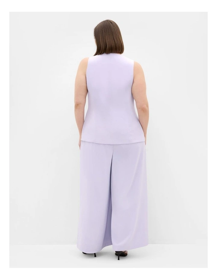 Plus Size Abbie Vest in Lilac image 2