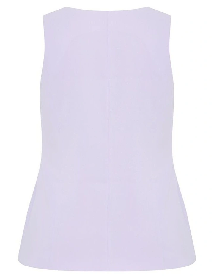 Plus Size Abbie Vest in Lilac image 4