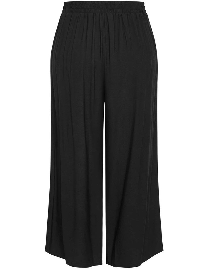Plus Size Alexi Wide Leg Pant in Black image 3