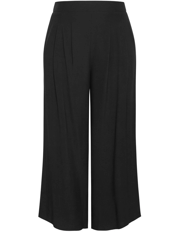 Plus Size Alexi Wide Leg Pant in Black image 4