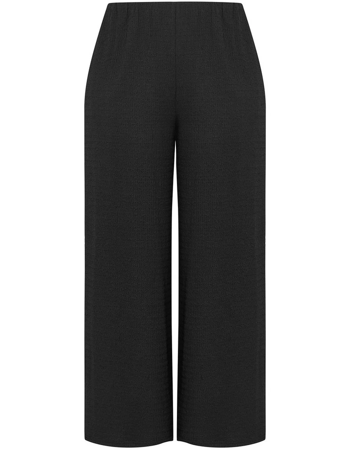 Plus Size Brianna Wide Leg Pant in Black image 3