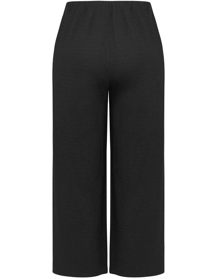 Plus Size Brianna Wide Leg Pant in Black image 4