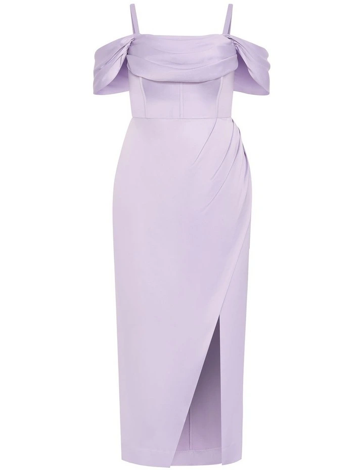 Plus Size Forbidden Love Maxi Dress in Lilac image 3