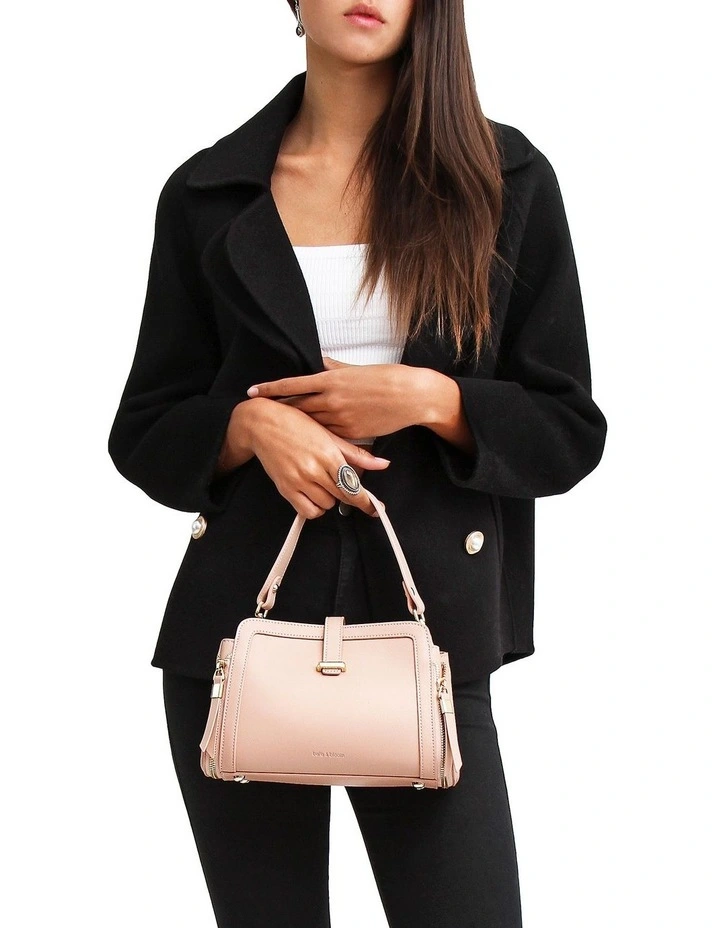 I'm Yours Wool Blend Peacoat in Black image 3