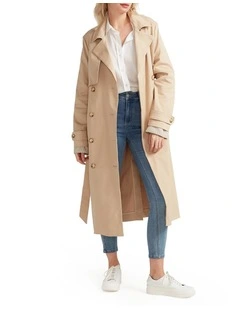 Empirical Trench Coat in Camel