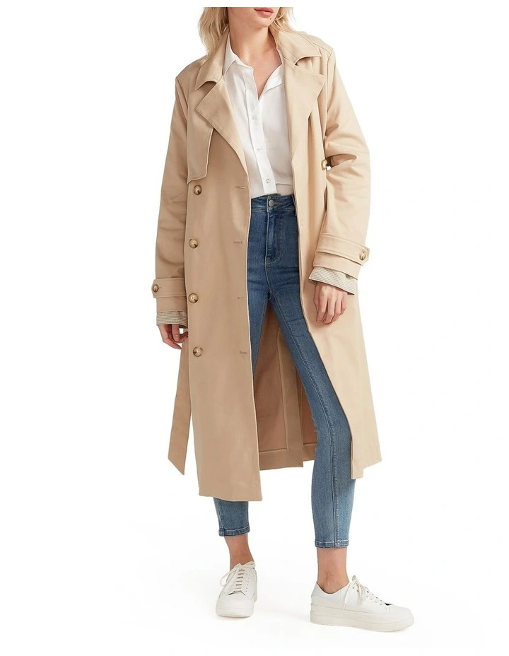 Empirical Trench Coat in Camel image 1