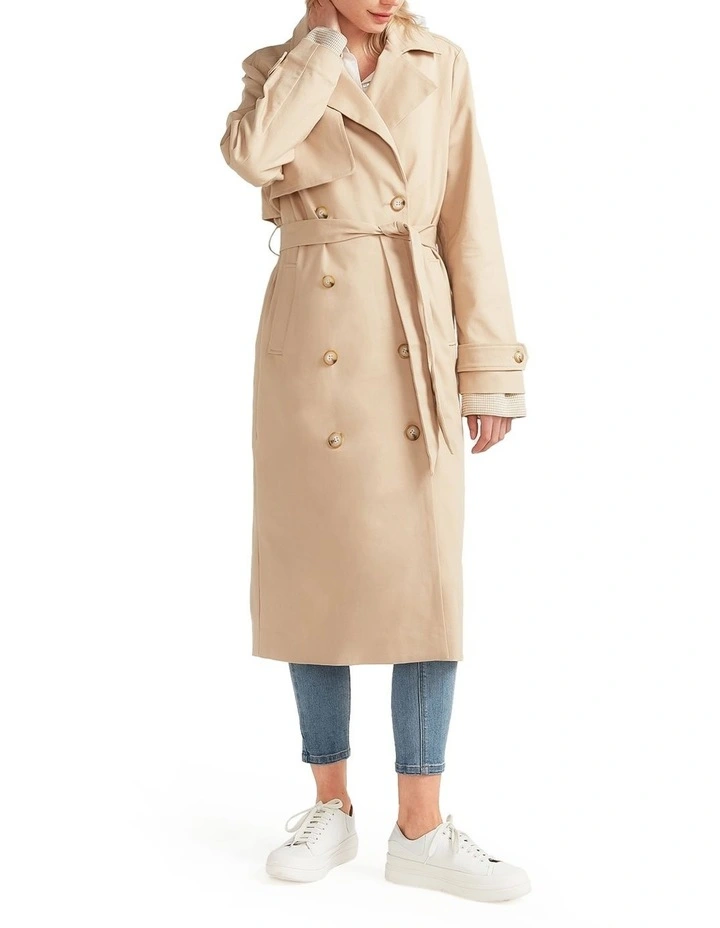 Empirical Trench Coat in Camel image 2