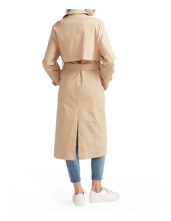 Empirical Trench Coat in Camel image 4