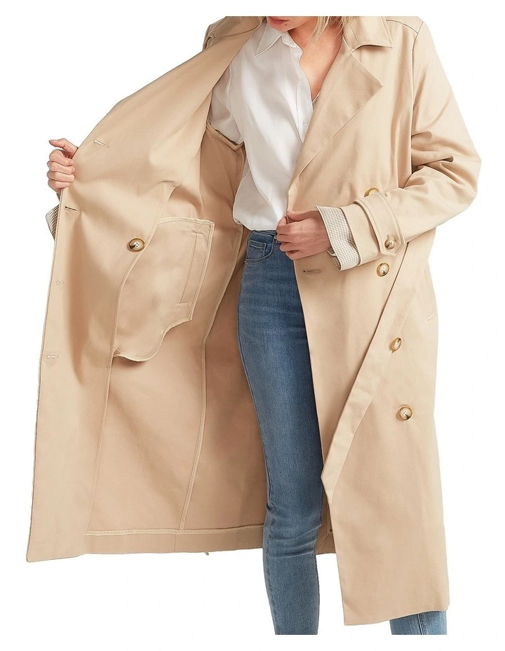 Empirical Trench Coat in Camel image 5