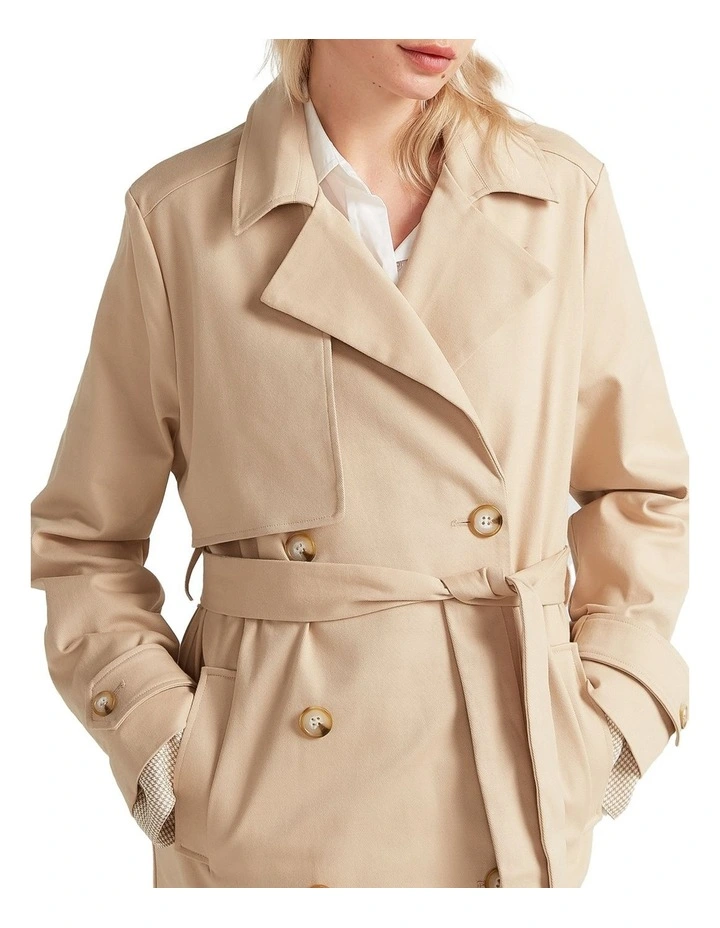 Empirical Trench Coat in Camel image 6