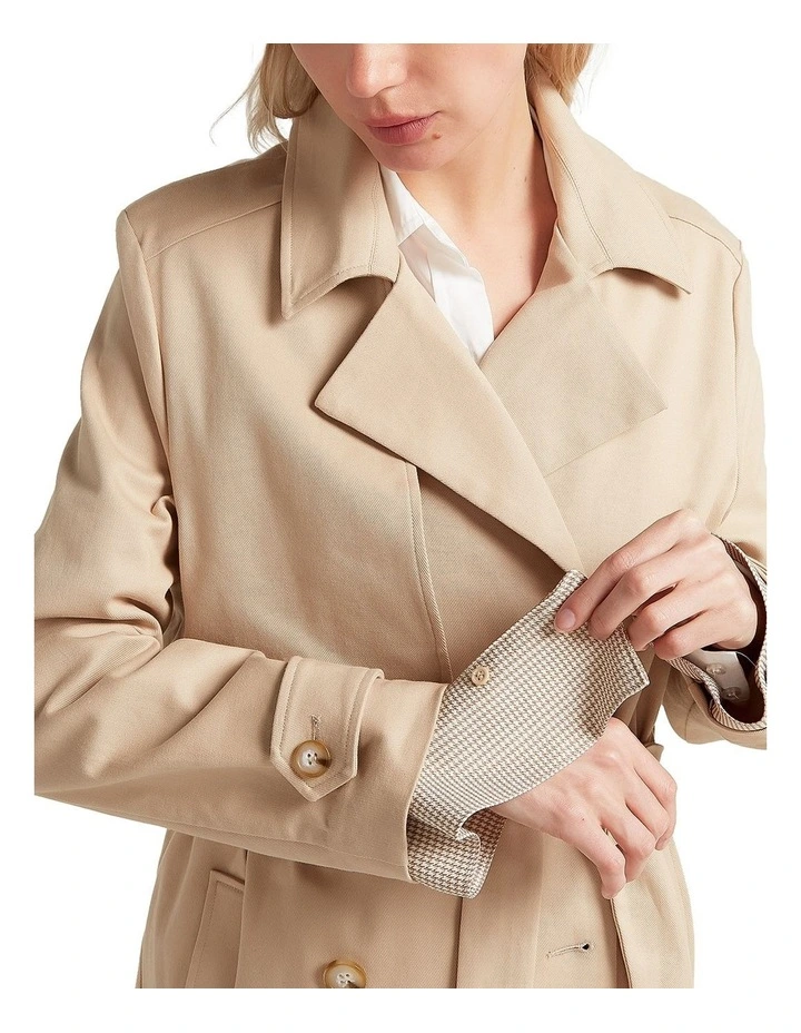 Empirical Trench Coat in Camel image 7
