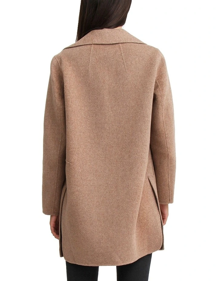 Ex-Boyfriend Wool Blend Oversized Jacket in Oat image 3