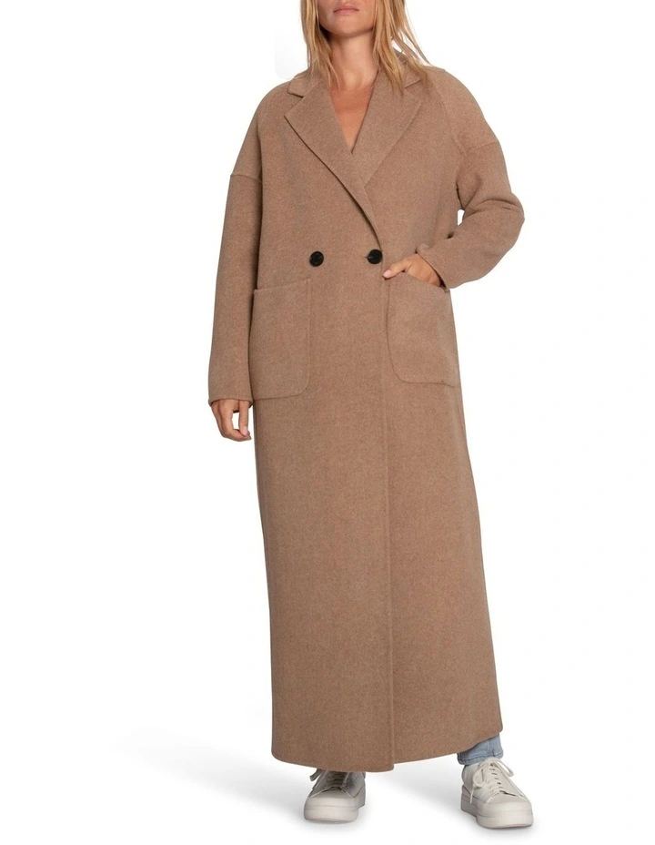 Publisher Maxi Coat in Oat image 2