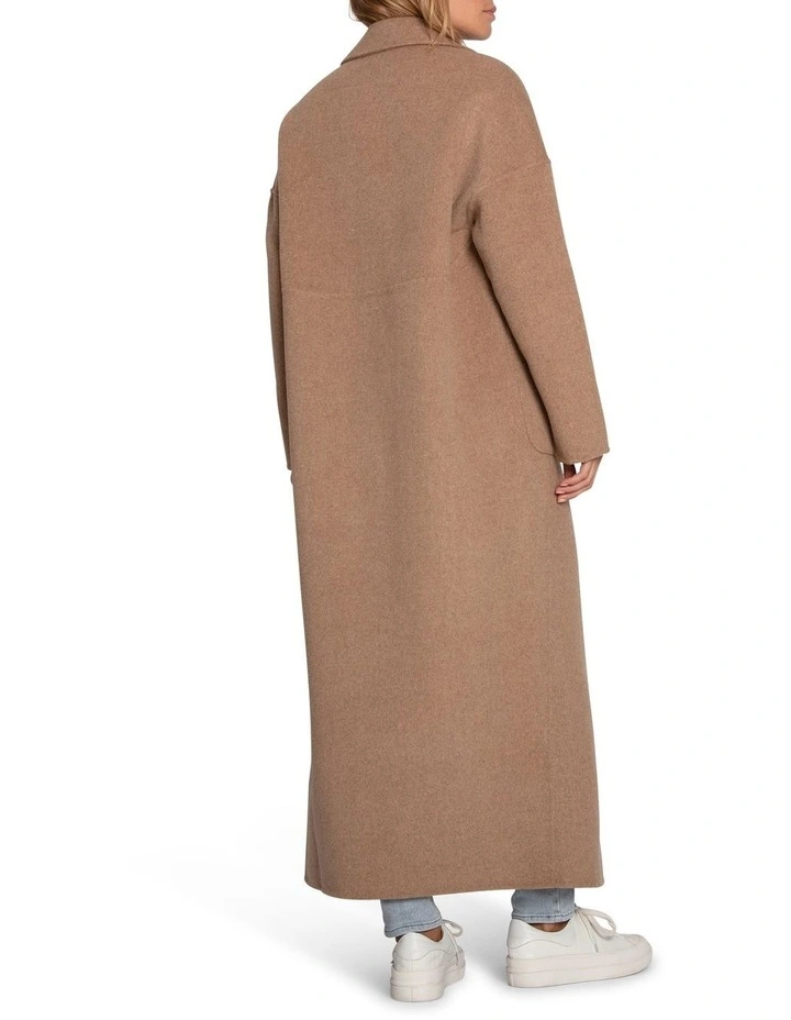 Publisher Maxi Coat in Oat image 5