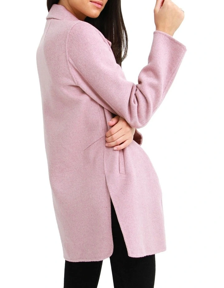 Ex-Boyfriend Wool Blend Oversized Jacket in Lilac image 4