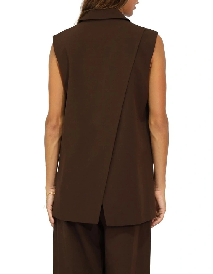 Make it Mine Vest in Chocolate image 4