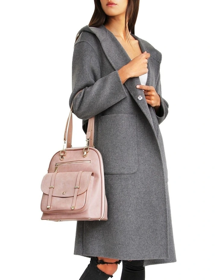 Walk This Way Wool Blend Oversized Coat in Dark Grey image 2