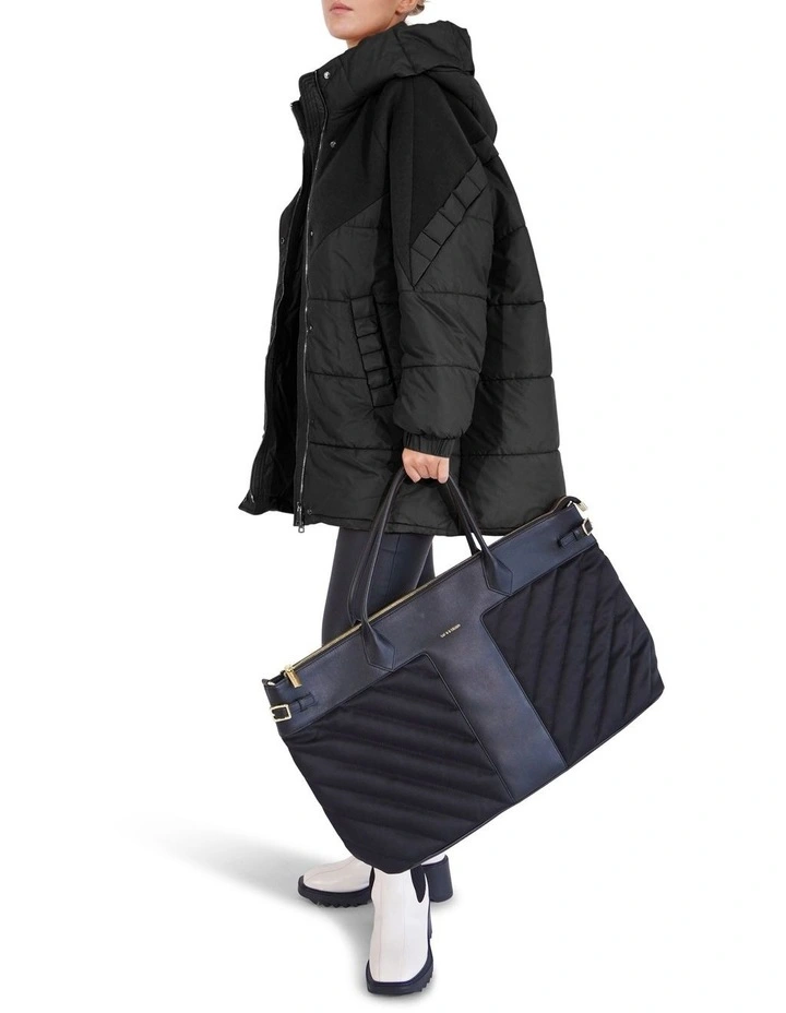 Say It Again Quilted Jacket in Black image 2