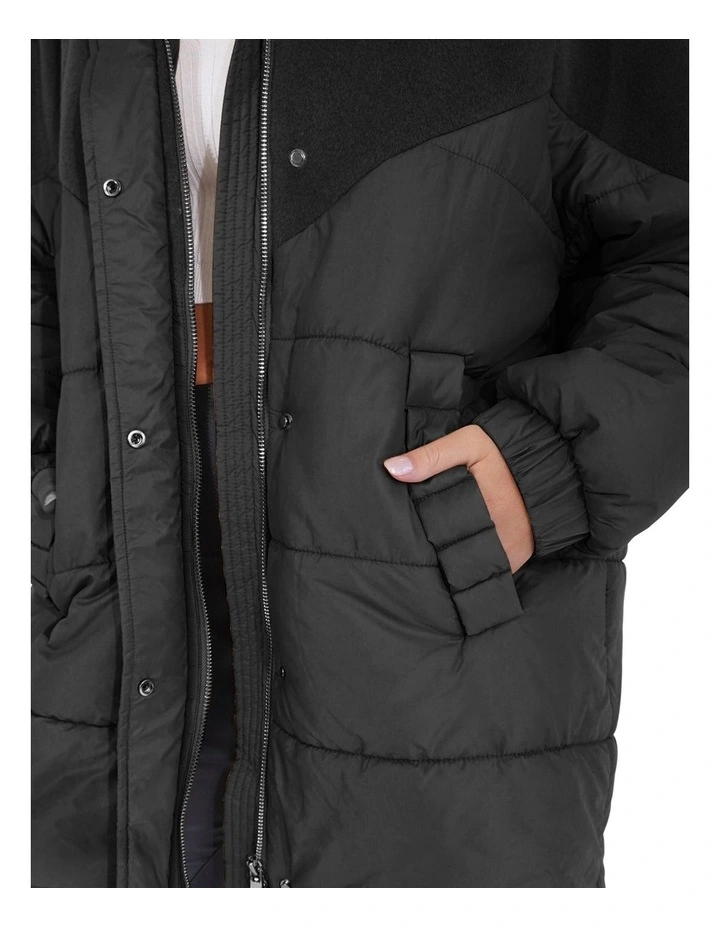 Say It Again Quilted Jacket in Black image 4