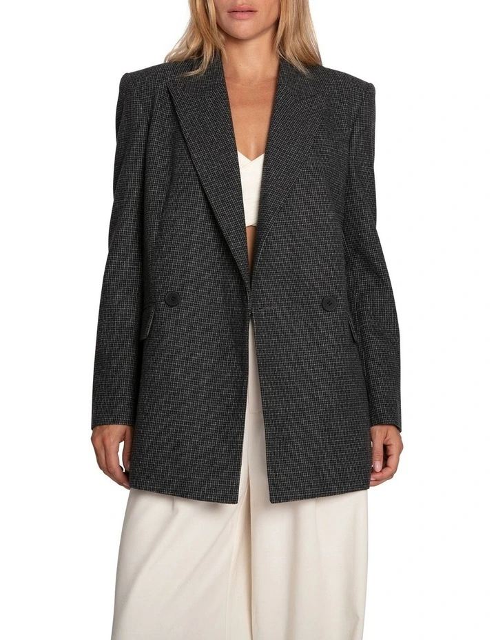 Big Brother Talk Blazer in Charcoal image 1