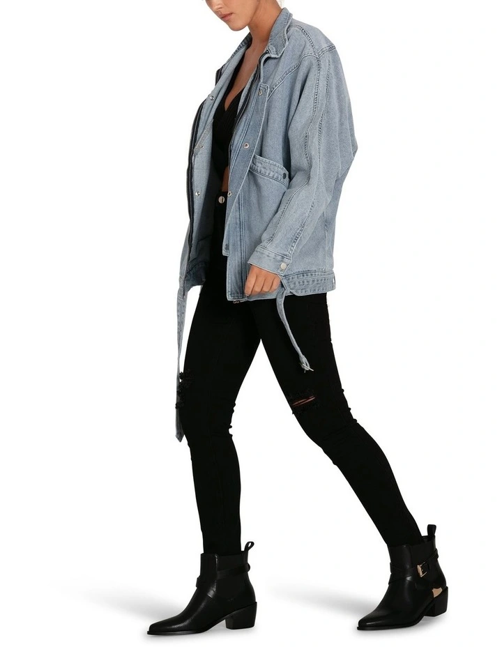 All About You Denim Jacket in Stonewash image 6