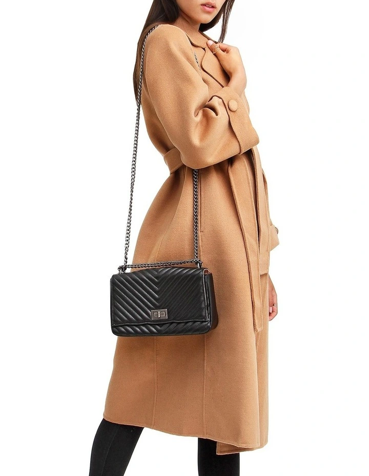 Stay Wild Oversized Wool Coat in Camel image 2