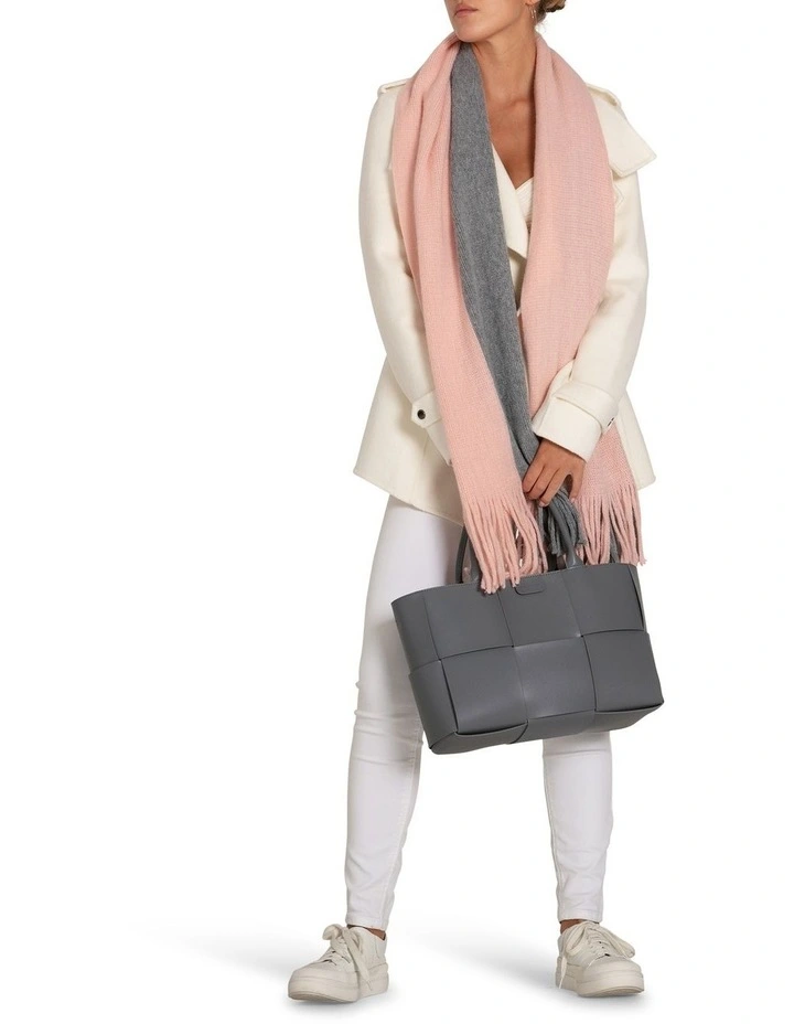 Bad Girl Wool Blend Moto Coat in Cream image 5