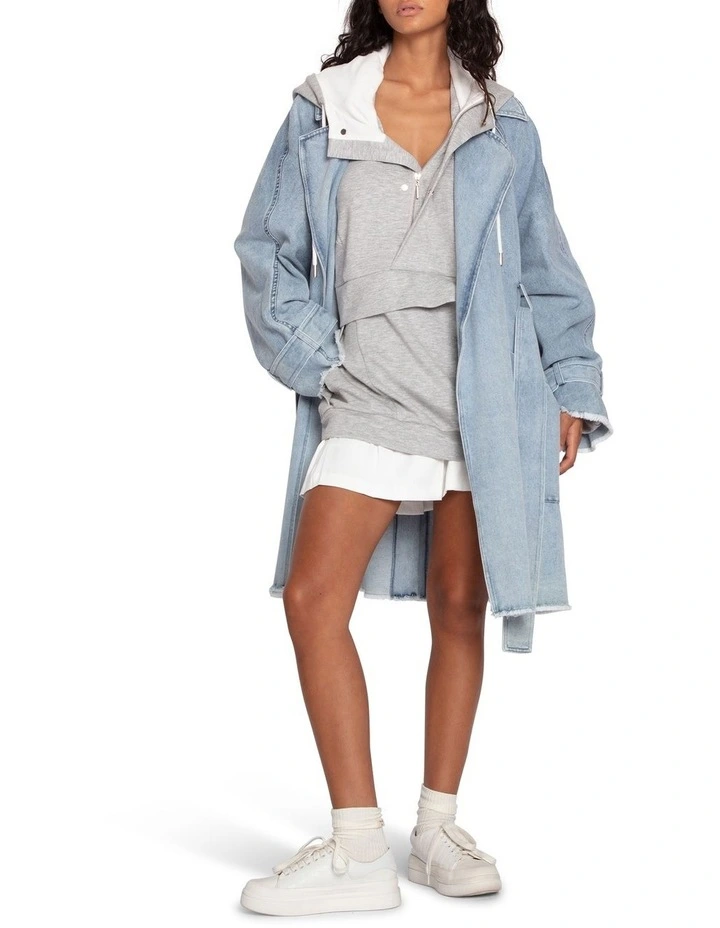 Fresh Boyfriend Jacket in Stonewash image 2